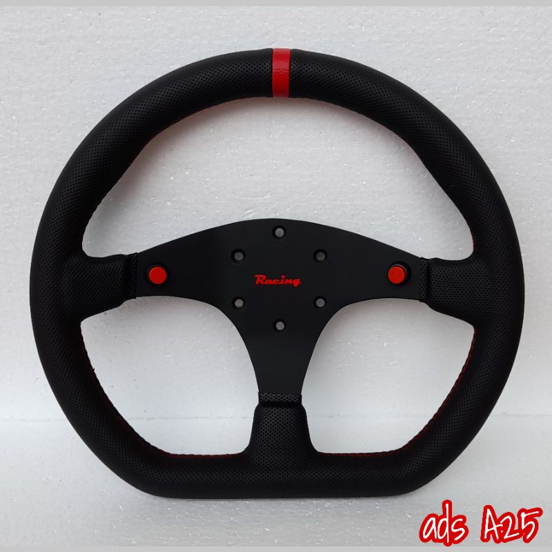 Jual stir setir racing ads A25 tombol klakson samping rangka full besi ...