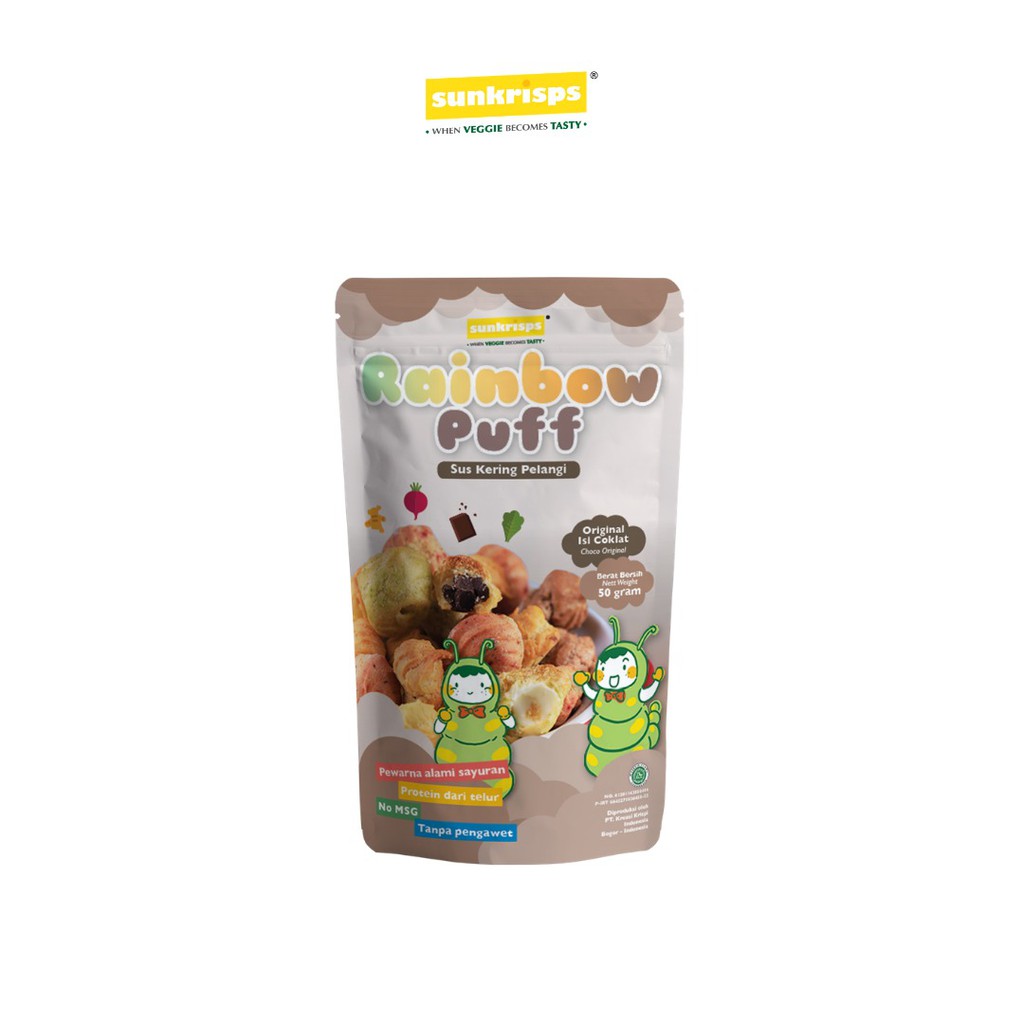 Jual Sunkrisps Rainbow Puff - Choco Original | Shopee Indonesia