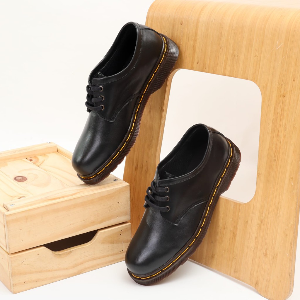 Jual Sepatu docmart kulit asli model razor | Shopee Indonesia