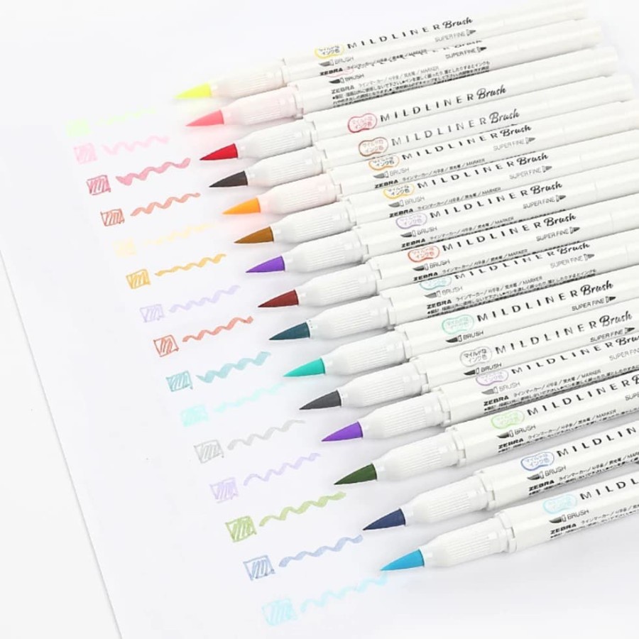 12 pcs Kawaii Cat Pastel Color Needle Gel Pen Set 0.38mm – Miu