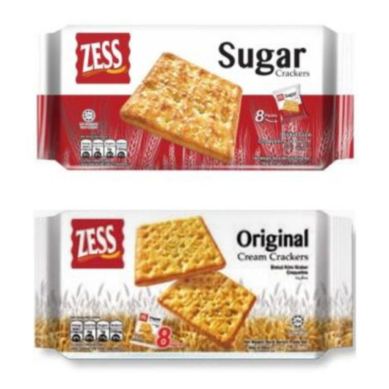 Jual Biscuit Zess Malaysia Original Cream Cracker & Sugar Cracker Roti ...