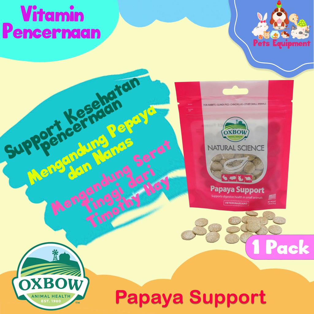 Oxbow papaya hotsell tablets for rabbits