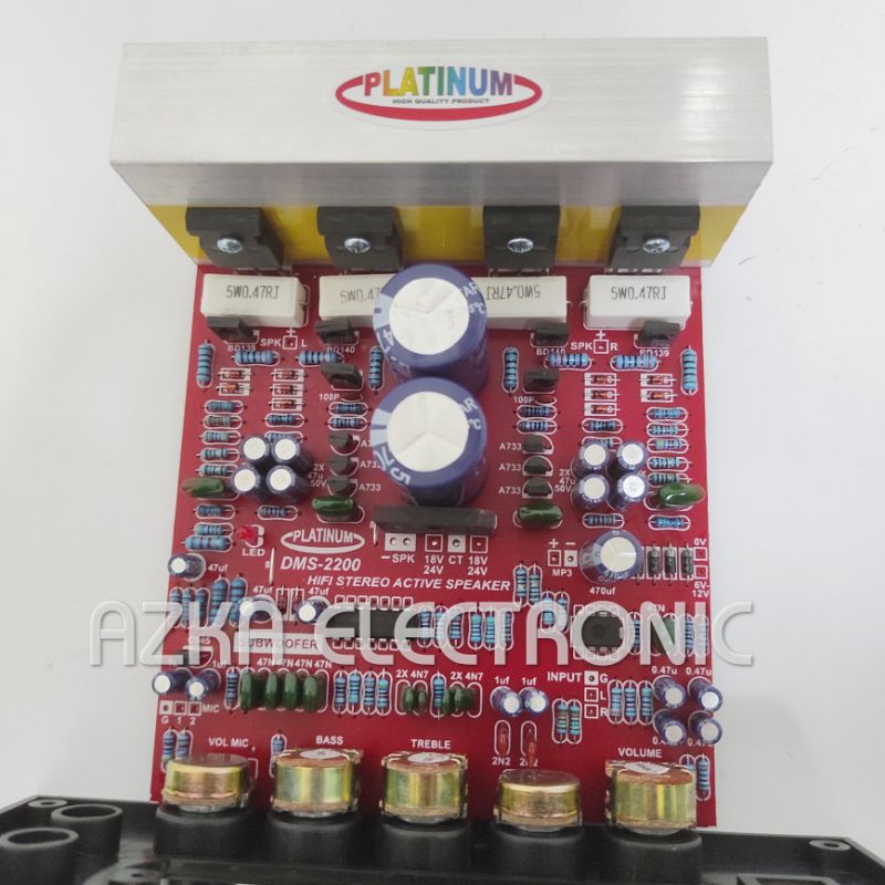 Jual Kit Power Amplifier Speaker Aktif Stereo 150W Plus Panel DMS 2200 ...