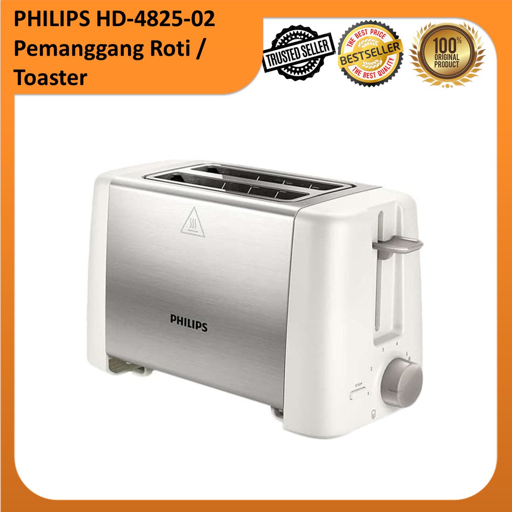 Pemanggang Roti Toaster Philips Pemanggang Roti Bakar Pemanggang Roti Philips HD4825 HD 4825