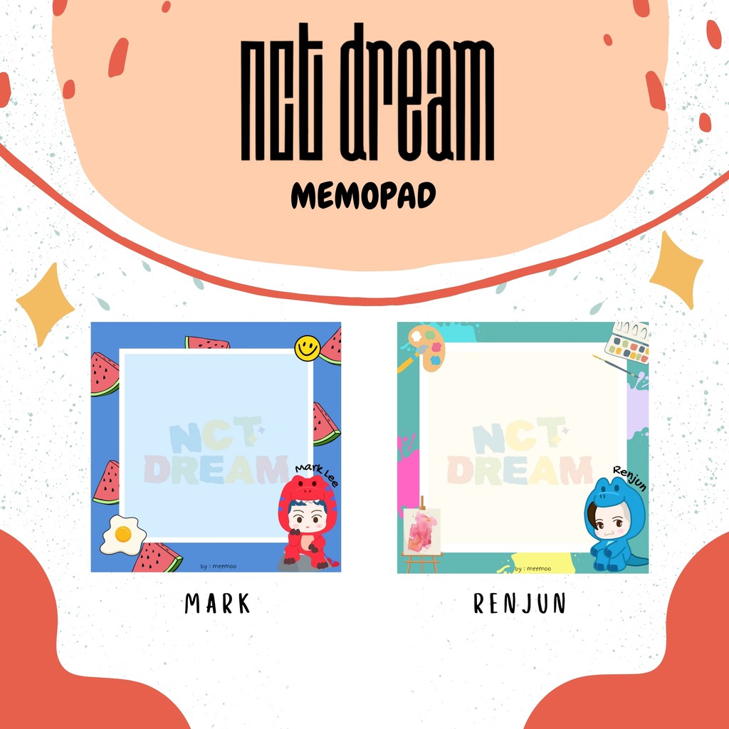 Jual MEMOPAD NCT DREAM X PINKFONG | Shopee Indonesia