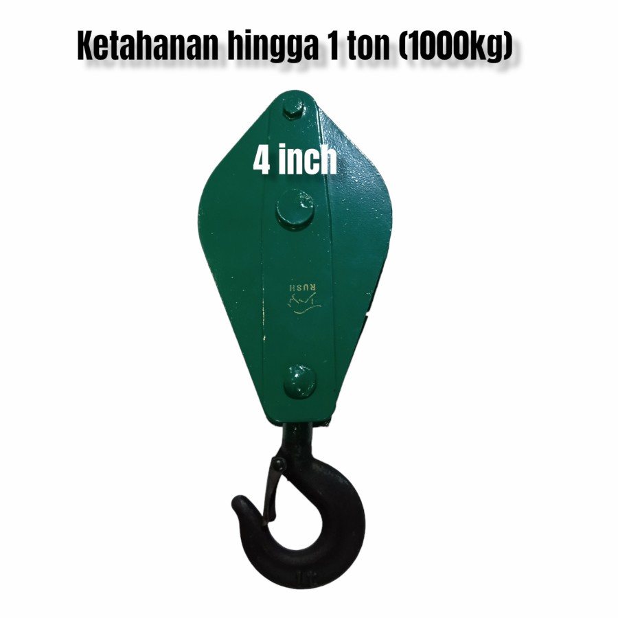 Jual Katrol Kapal Barang 4 Inch Kerekan Timba Sumur 4 Timbangan