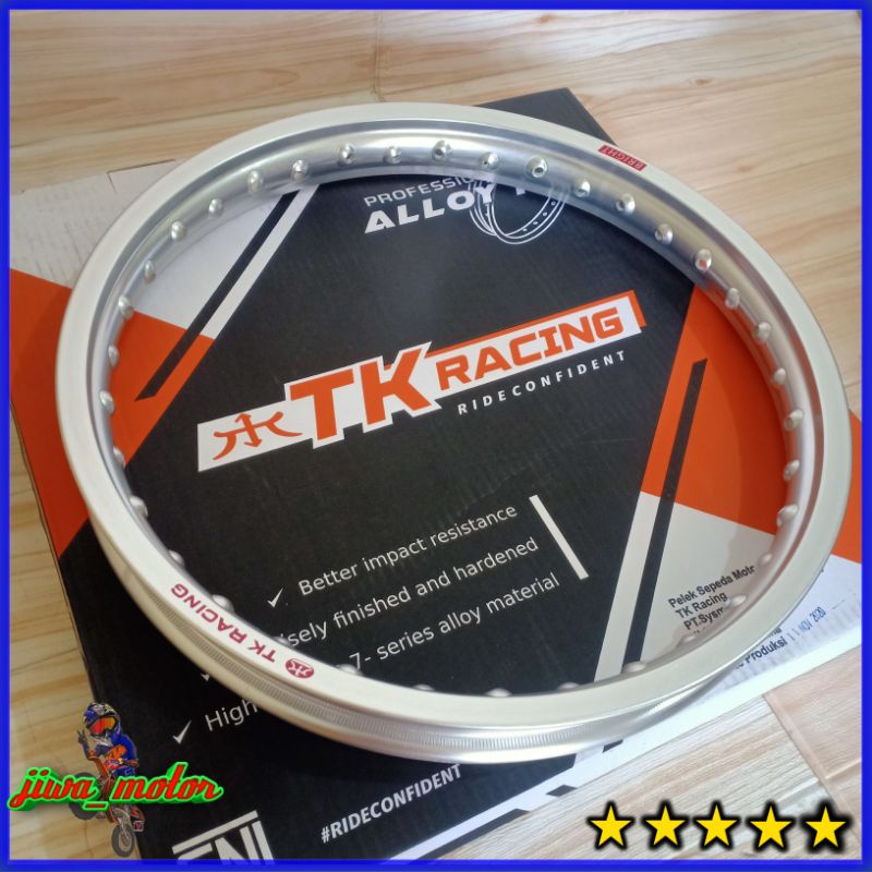 Jual Velg Tk Racing Ring Warna Silver Tk Racing Original Shopee Indonesia