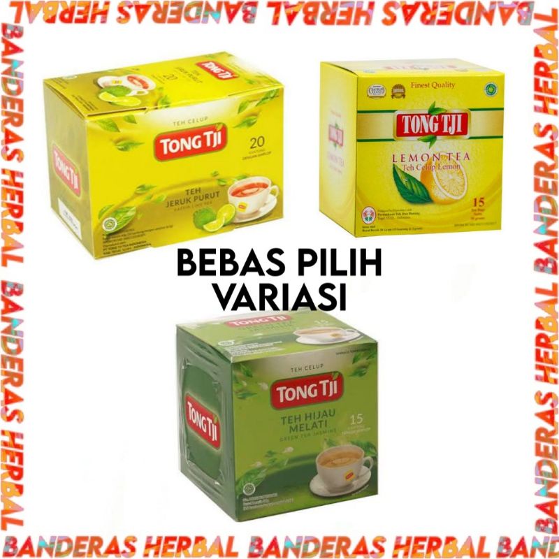 Jual Tong Tji Jeruk Purut Teh Hijau Melati Dan Lemon Tea Teh Celup