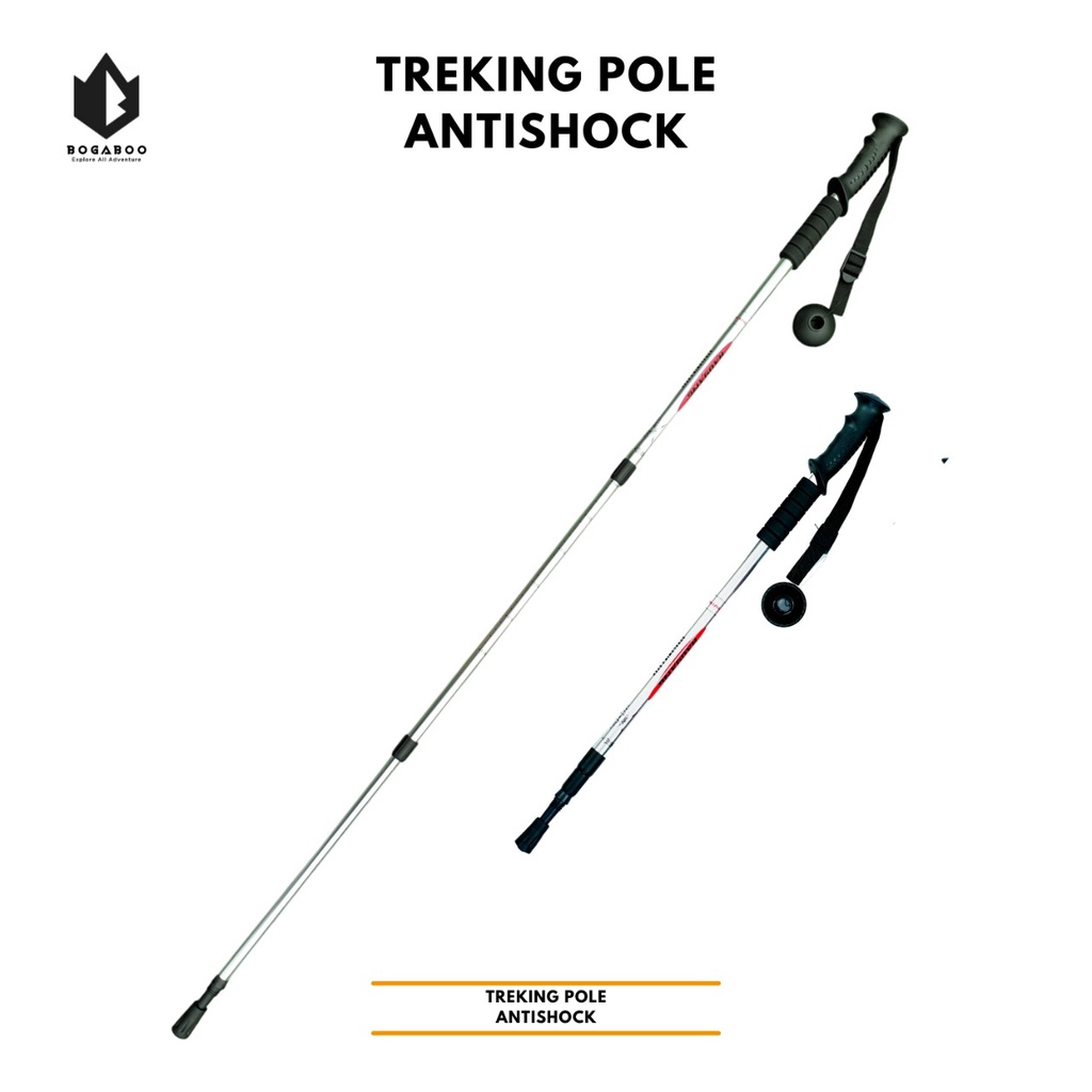 Jual Trekking pole Antishock 135 cm Tongkat Pendaki Tongkat Gunung