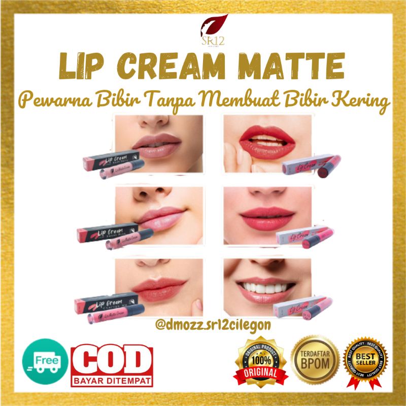 Jual SR12 Lip Cream Matte | Shopee Indonesia