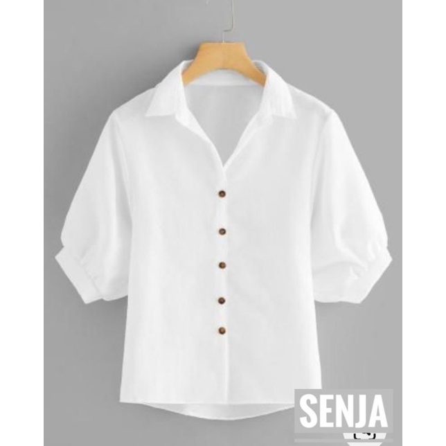 Blouse Lengan Pendek Lyndie Sage