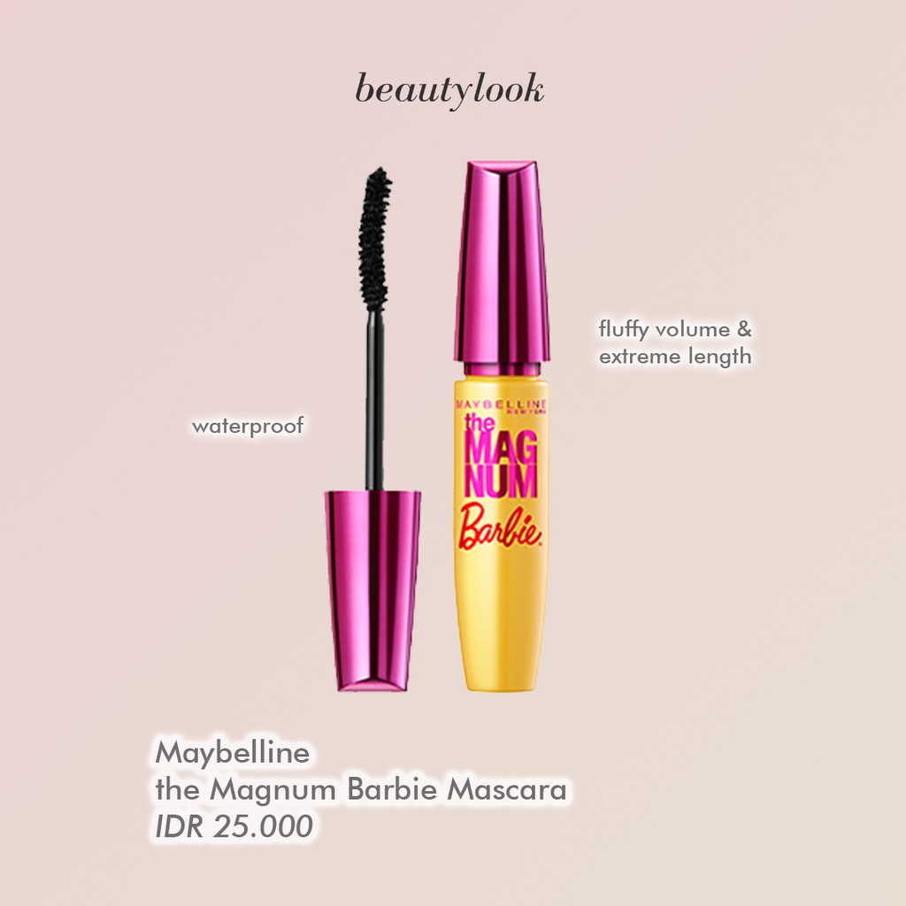 Jual Maybelline The Magnum Barbie Mascara Shopee Indonesia