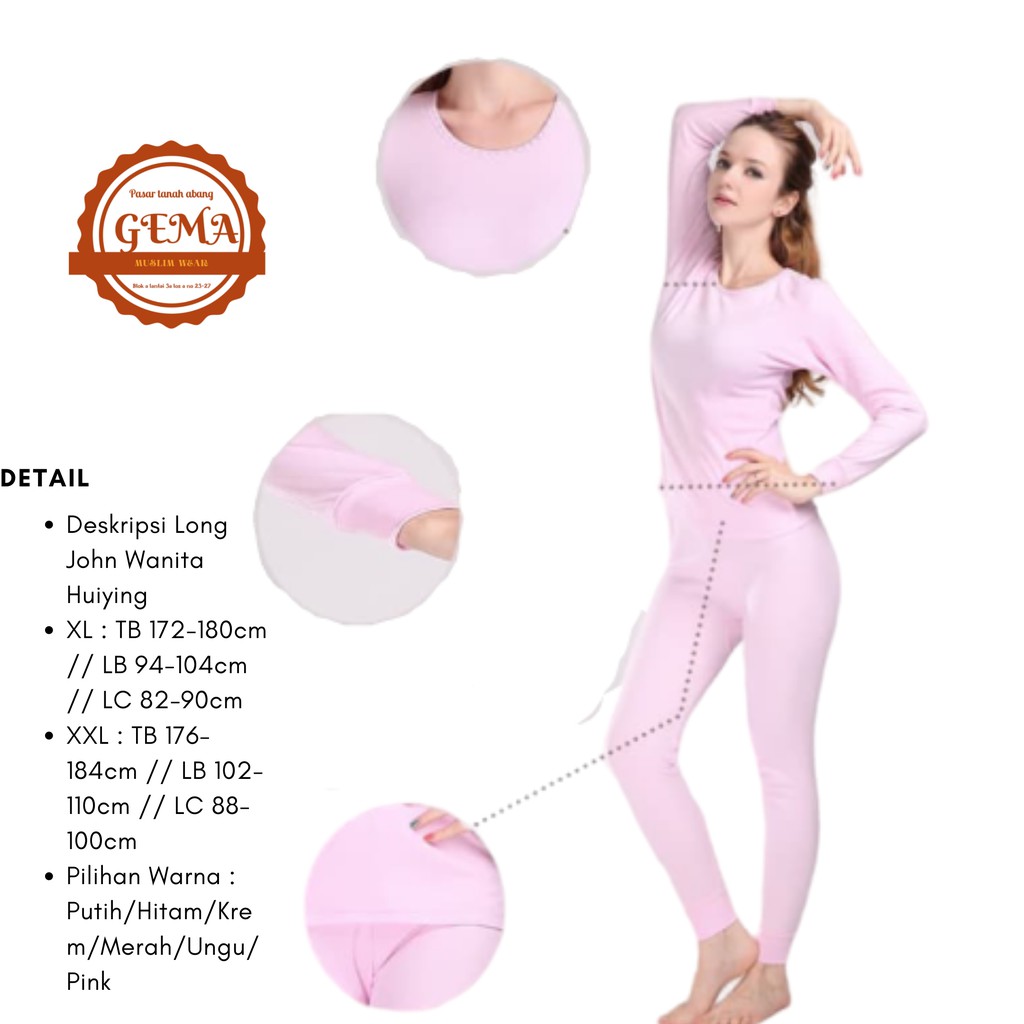 Jual longjhon cewek/baju winter/baju musim dingin/baju anti dingin ...
