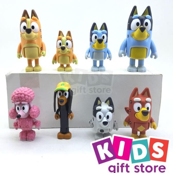 Jual Bluey Family And Friends Figure Set - Mainan Figur | Shopee Indonesia