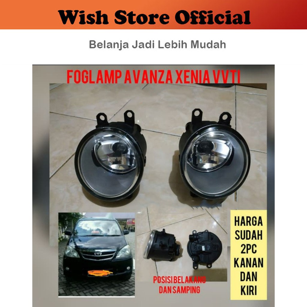 Jual Fog Lamp Foglamp Lampu Kabut Bumper Bemper Avanza Xenia Vvti 2007 ...