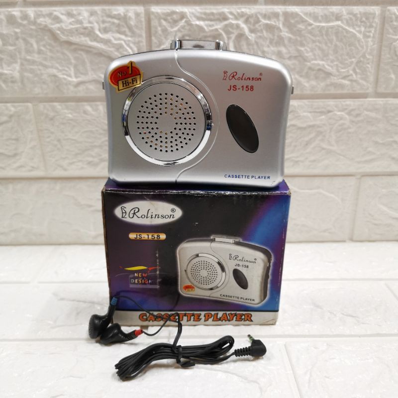 Jual VINTAGE WALKMAN ROLINSON JS 158 CASSETTE PLAYER KASET JADUL AUTO ...