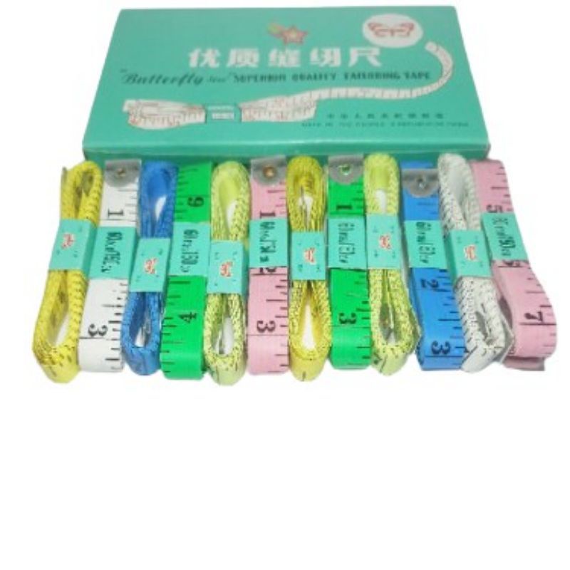 Jual meteran besar dan kecil / meteran badan merk Bee / butterfly ...
