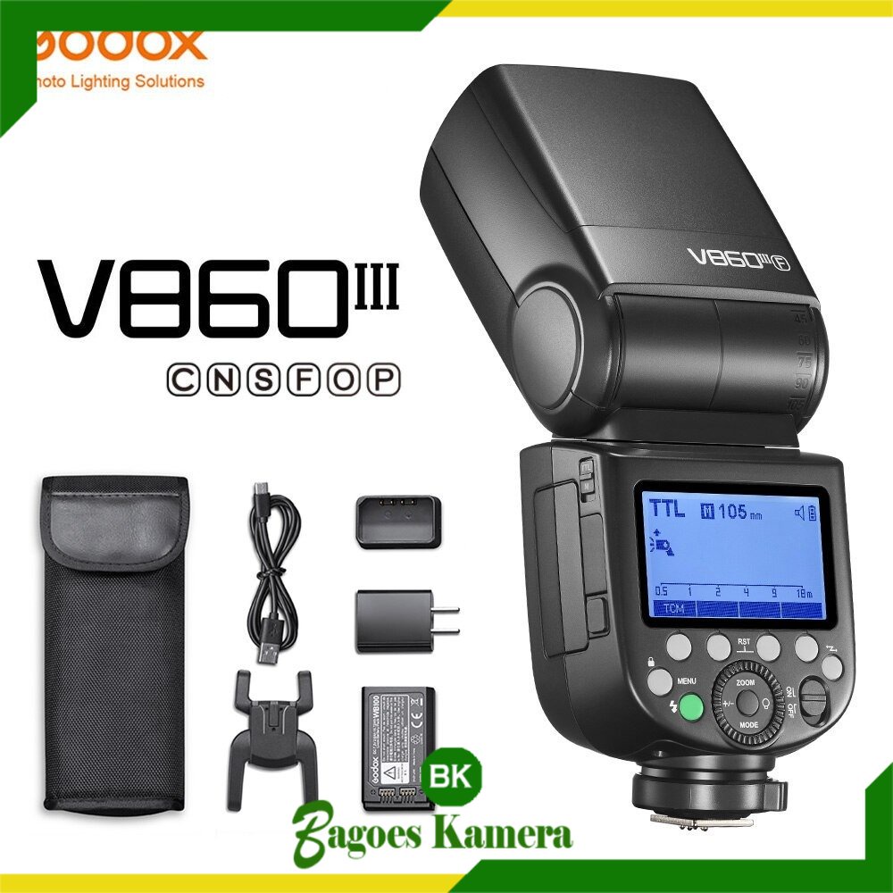 Jual Godox Speedlite Ving V860 III V860III Canon Sony Nikon Fuji Kit ...