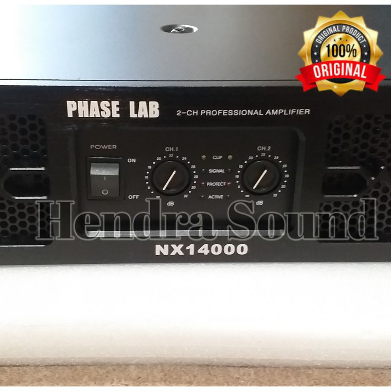 Jual Power Amplifier Phase Lab NX 14000 / NX14000 TD Class (2 channel) Shopee Indonesia