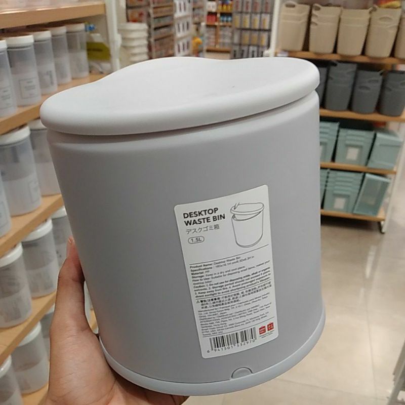 Jual MINISO DESKTOP WASTE BIN | TEMPAT SAMPAH | Shopee Indonesia