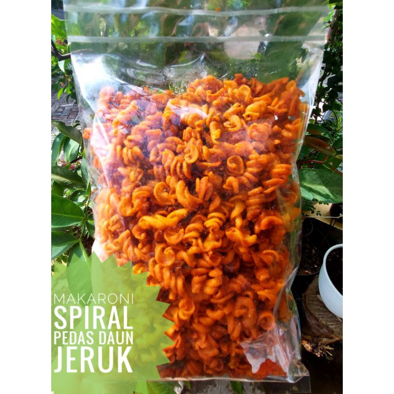 Jual Makaroni Spiral Pedas Daun Jeruk 250gram Shopee Indonesia