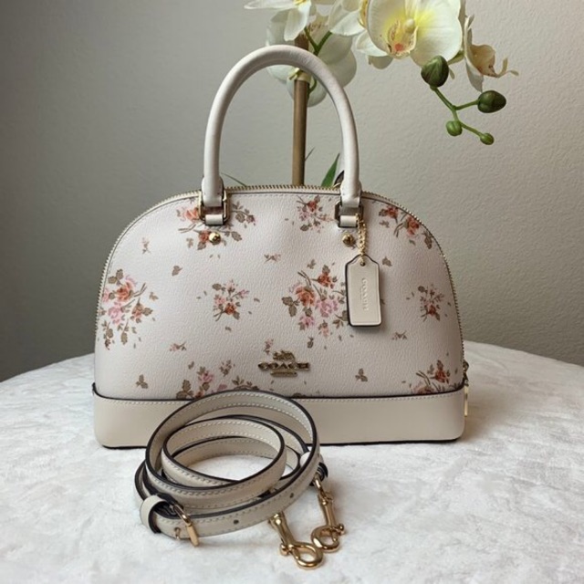 Jual Tas coach mini sierra chalk multi rose bouquet original authentic bag Shopee Indonesia