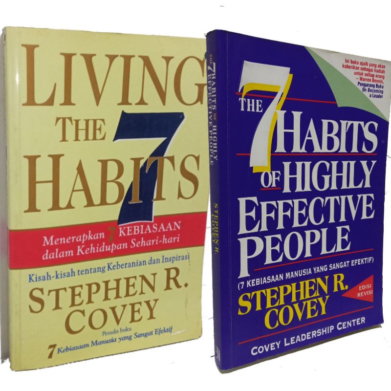 Jual BM Buku Living The 7 Habits Highly Effective 2set By Stephen Covey ...