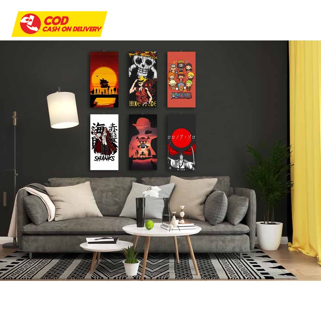 Jual Poster Onepiece One Piece Dekorasi Dinding Kamar Anime Poster Kayu