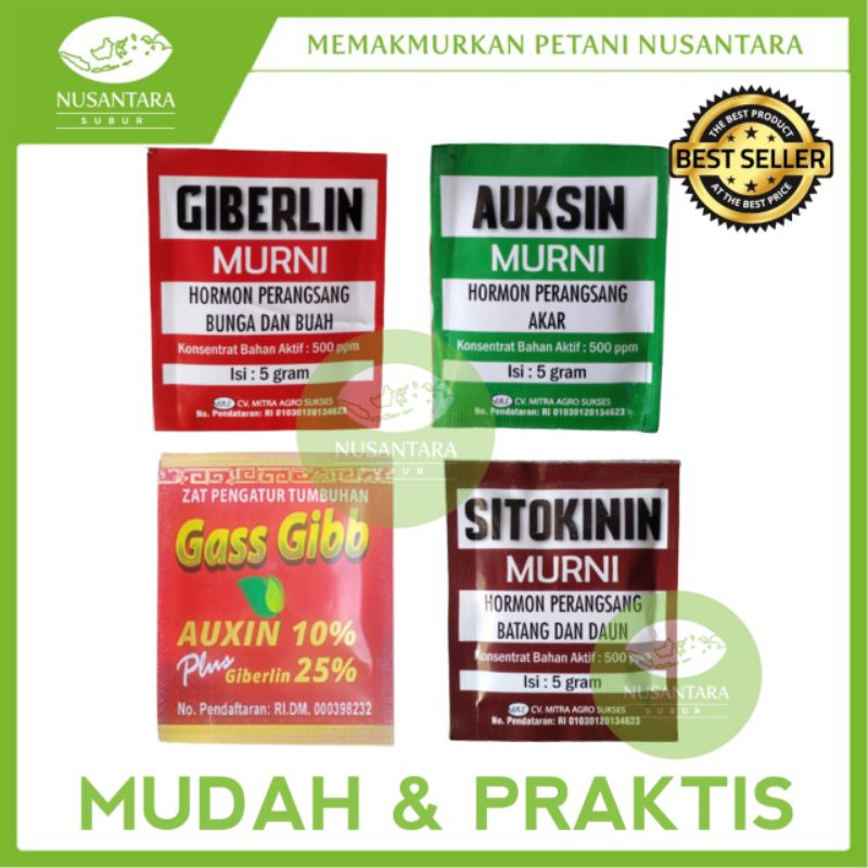 Jual HORMON SACHET BUBUK 5gr GIBERLIN,AUKSIN,SITOKININ,GASS GIBB ...