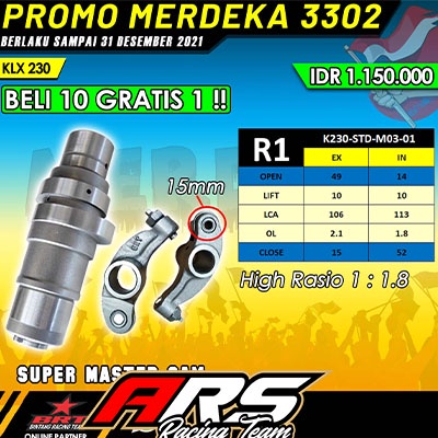 Jual Noken As Brt Klx Master Cam Brt Klx Type R Shopee Indonesia