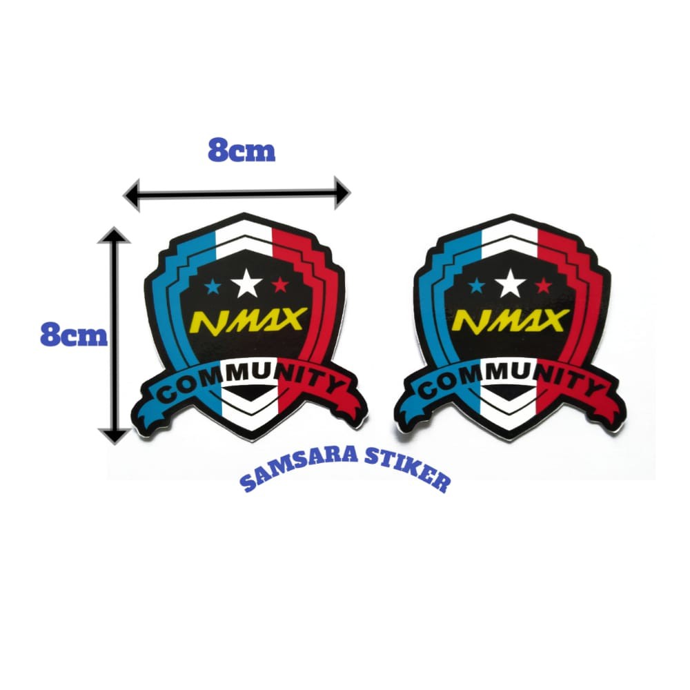 Jual Stiker Nmax Community Ukuran 8cm x 8cm | Shopee Indonesia