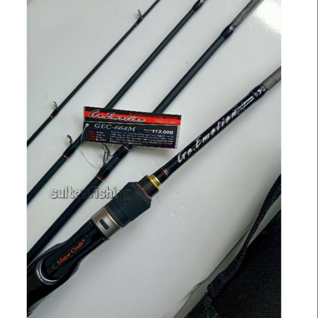 Jual Joran Travel Rod Major Craft GO EMOTION GEC 664M