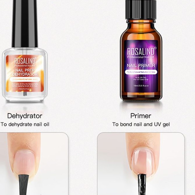 Jual Rosalind nail prep dehydrator and nail primer | Shopee Indonesia