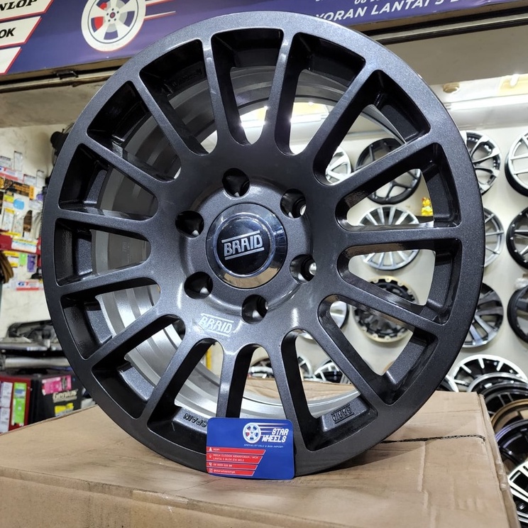 Jual Velg Mobil Braid WinraceWheels R17 x 8 Pcd 6x139.7 Et.0 Original ...