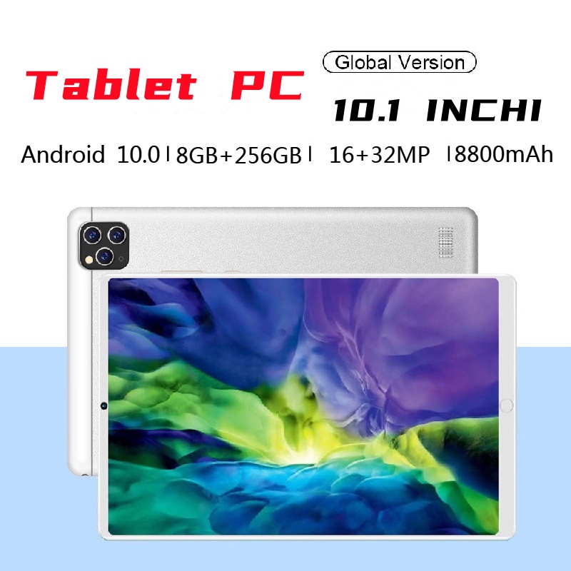 Jual 10 inci Tablet 8 + 256GB 5G Wifi Tablet Tablet Android Mahasiswa ...