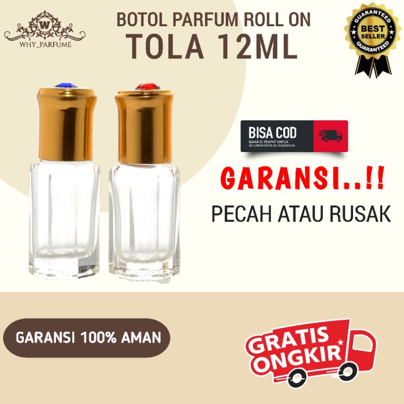 Jual Botol KOSONG OLES / ROLL ON TOLA Permata 12 ML . HARGA PER PCS ...