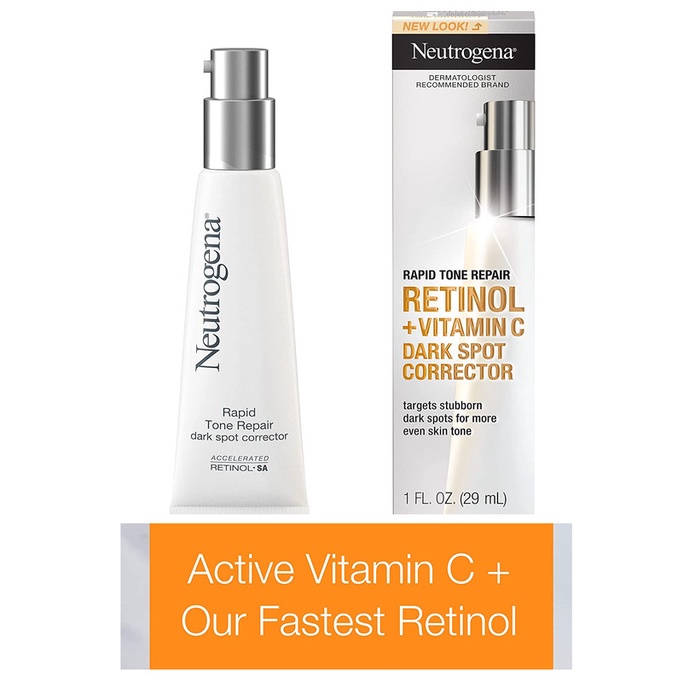 Jual Neutrogena Rapid Tone Repair Retinol Vitamin C Dark Spot Corrector Shopee Indonesia