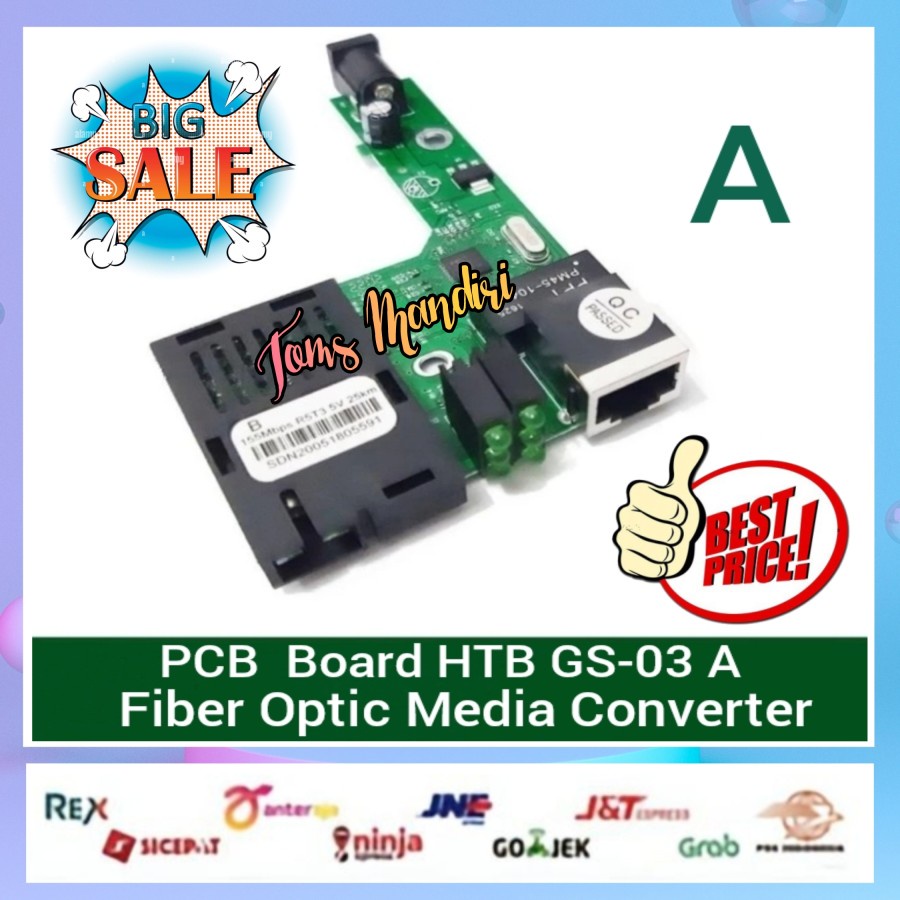 Jual Pcb Board Netlink Htb Gs A B Fiber Optic Media Converter