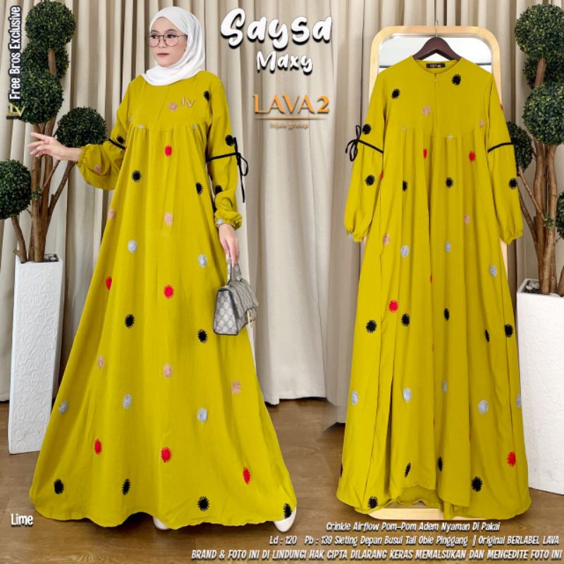 Jual Saysa Maxy Dress by Lava2 | Shopee Indonesia
