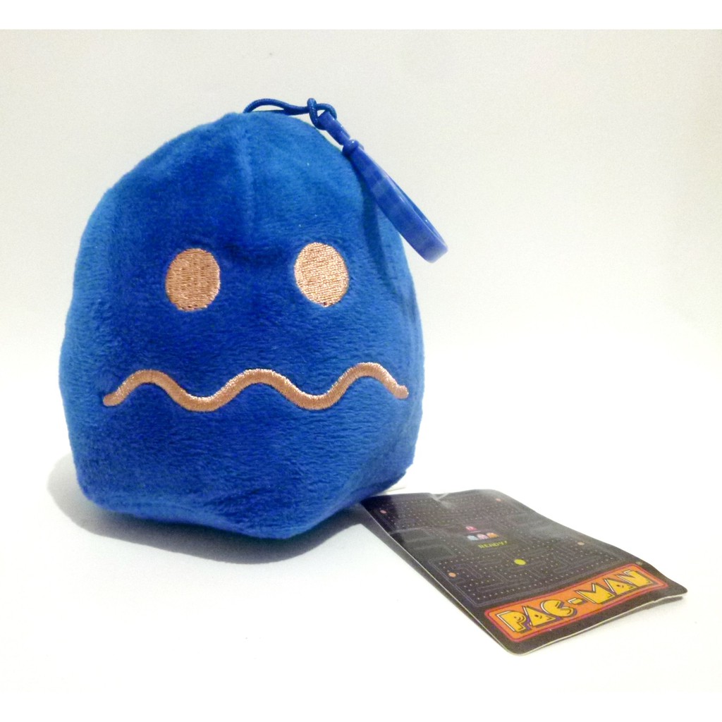 Jual Boneka Pacman Ghost Pac-Man Clyde Original Bandai Namco Blue Ghost ...