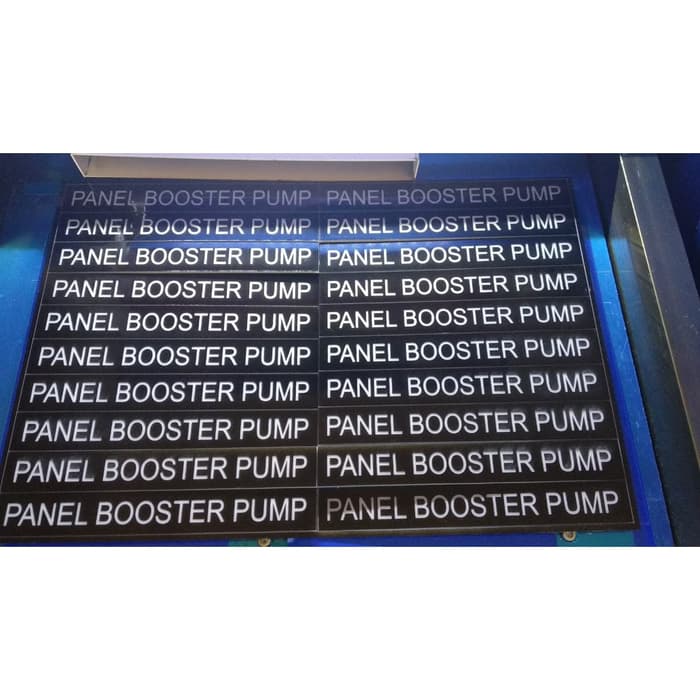 Jual Label Panel Listrik / Nameplate Panel CUSTOM murah cepat langsung ...
