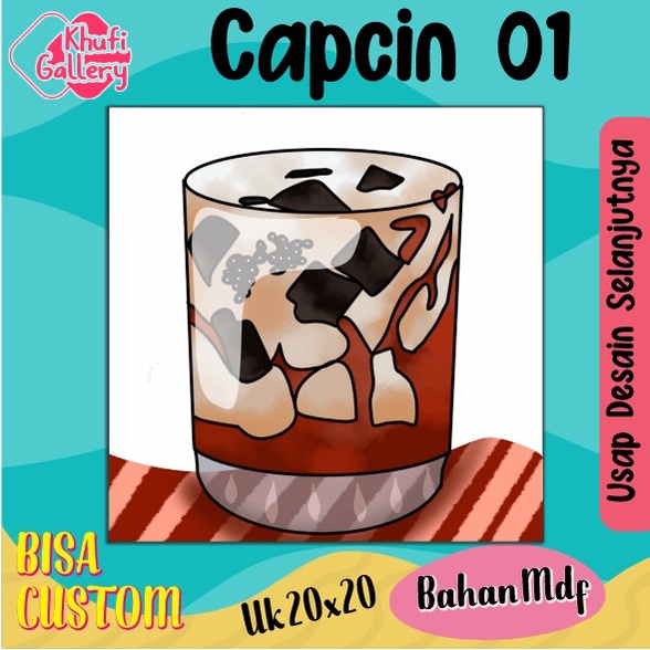 Jual Khufi Gallery Hiasan Dinding Minuman ES CINCAU CENDOL INDONESIA ...