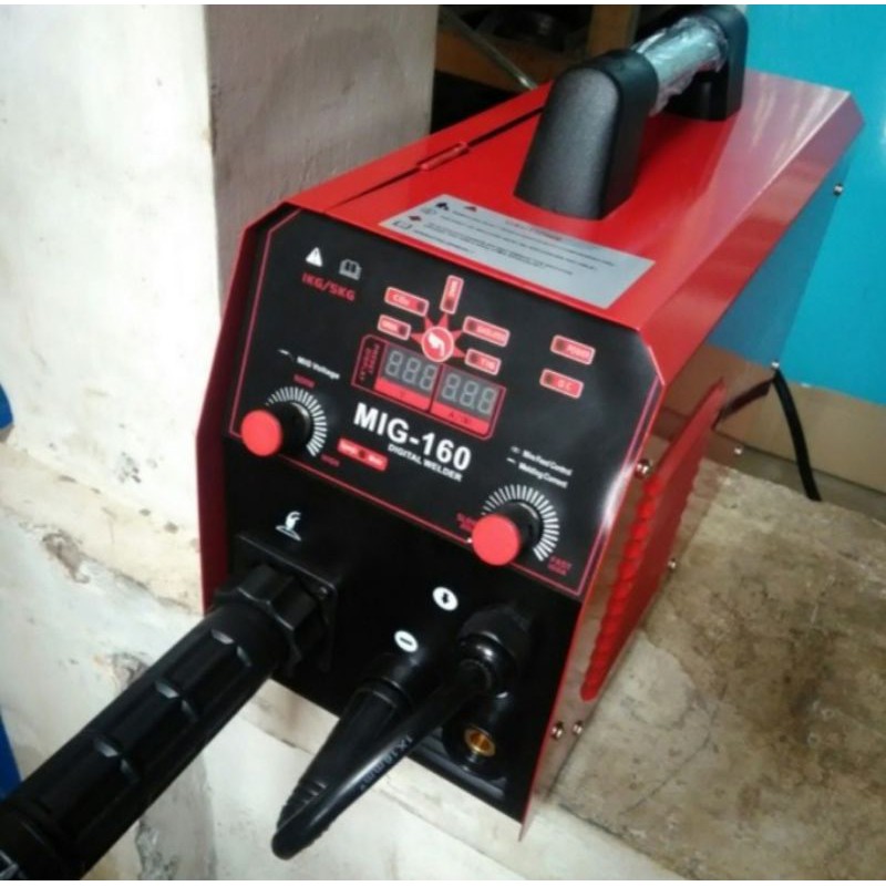 Jual LAS MIG TANPA GAS GASLESS PAZTO 160A 5 KG CO2 WELDING MESIN LAS ...