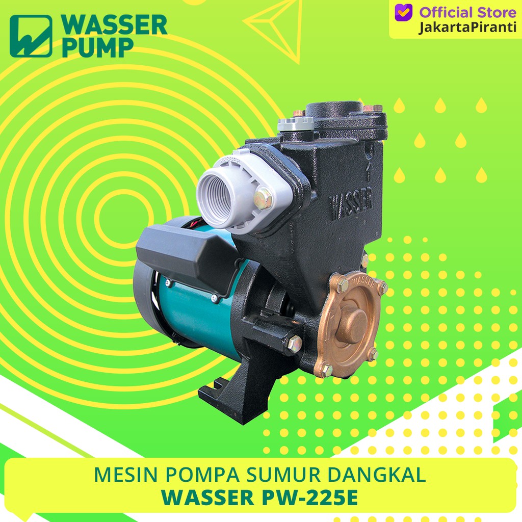 Jual Mesin Pompa Air Sumur Dangkal Wasser Pw 225 E Shallow Pump