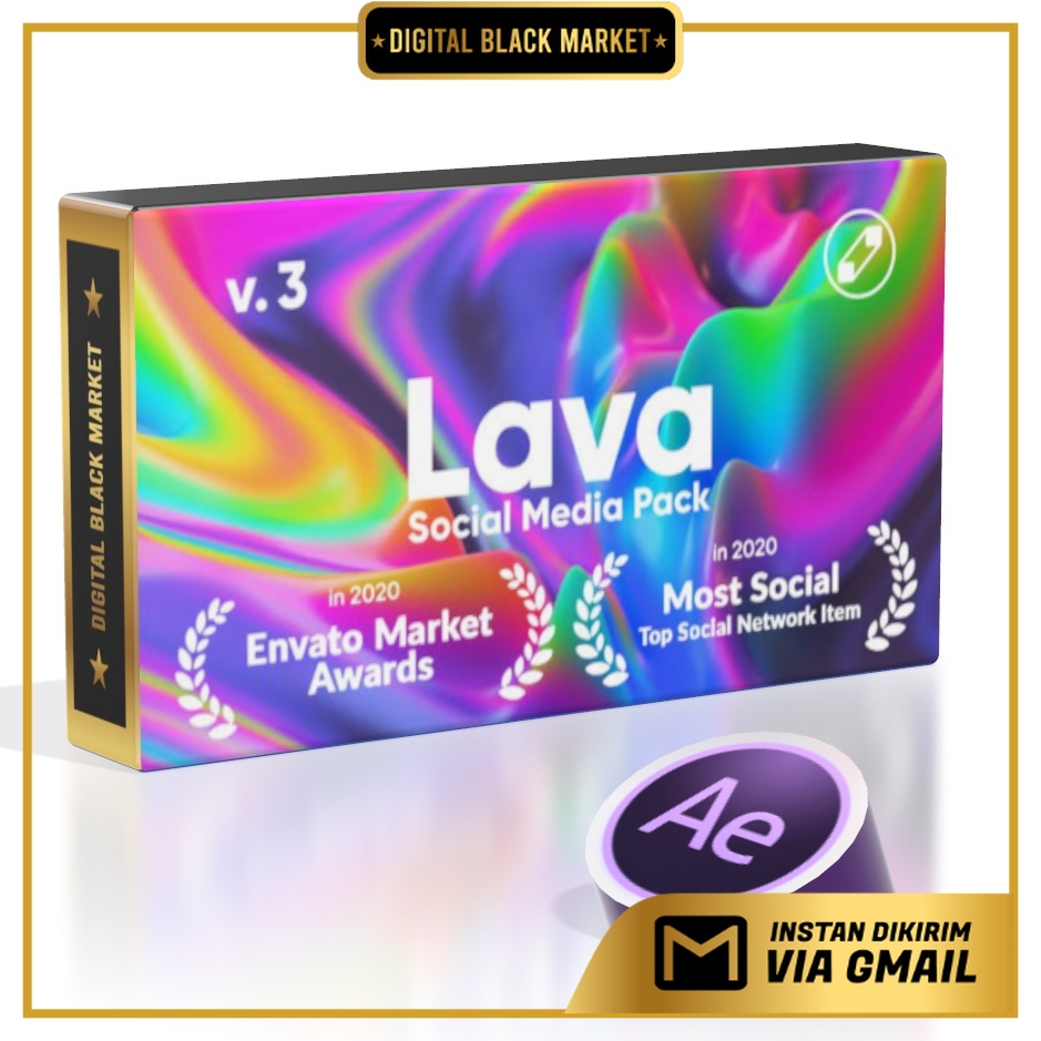 Jual Motion Bro Lava 2.0 Social Media Pack After Effect
