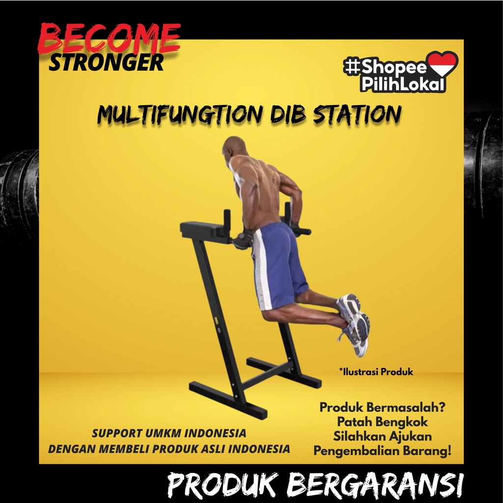 Jual Multifunctional Parallel Bars Dip Stand Dip Station Training