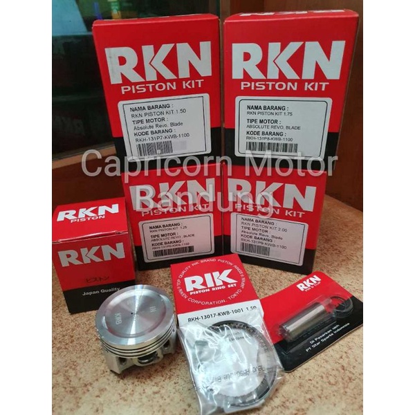 Jual Piston Kit BLADE REVO ABS ABSOLUT RKN RIK RIKEN oversize 125 150 ...
