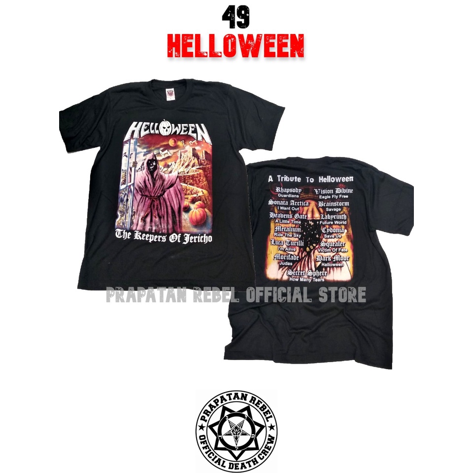 Jual Kaos Pendek Metal HELLOWEEN Kaos Oblong Metal Kaos Musik