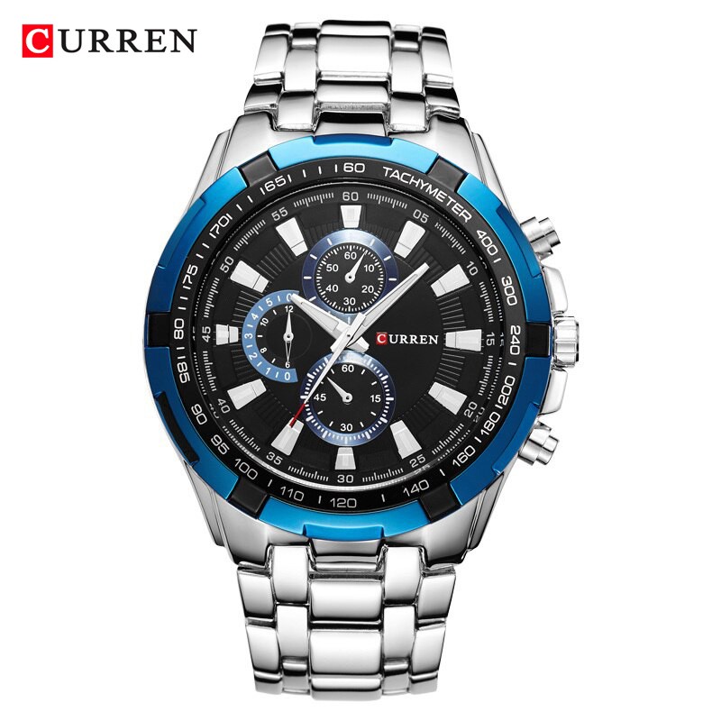 Jual CURREN 8023 Jam Tangan Pria Analog Stainless Steel