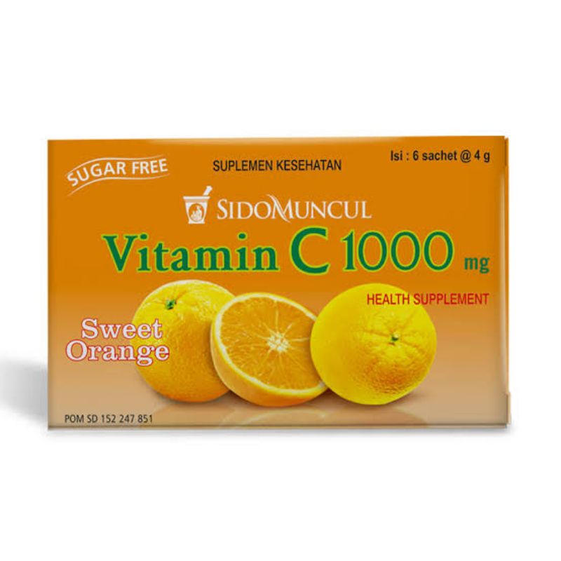 Jual Vitamin C 1000 Saset SidoMuncul Grosir | Shopee Indonesia